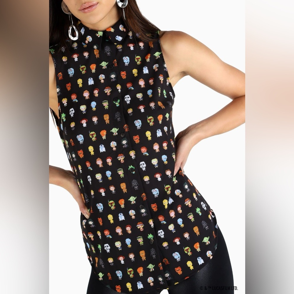 8 Bit Star Wars Business Time Shirt by BlackMilk